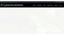 Desktop Screenshot of master-growers.com