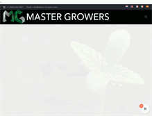 Tablet Screenshot of master-growers.com